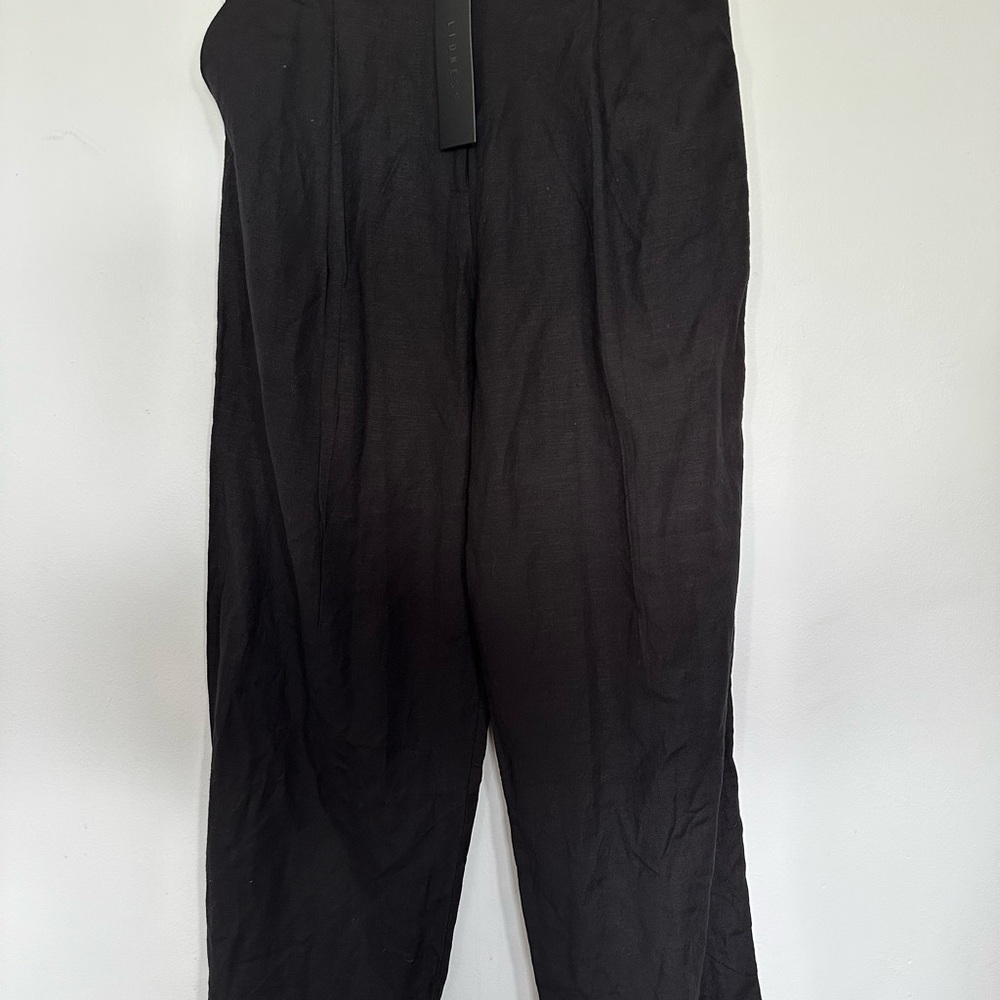Lioness Black High Waist Dress Pants Relaxed Fit